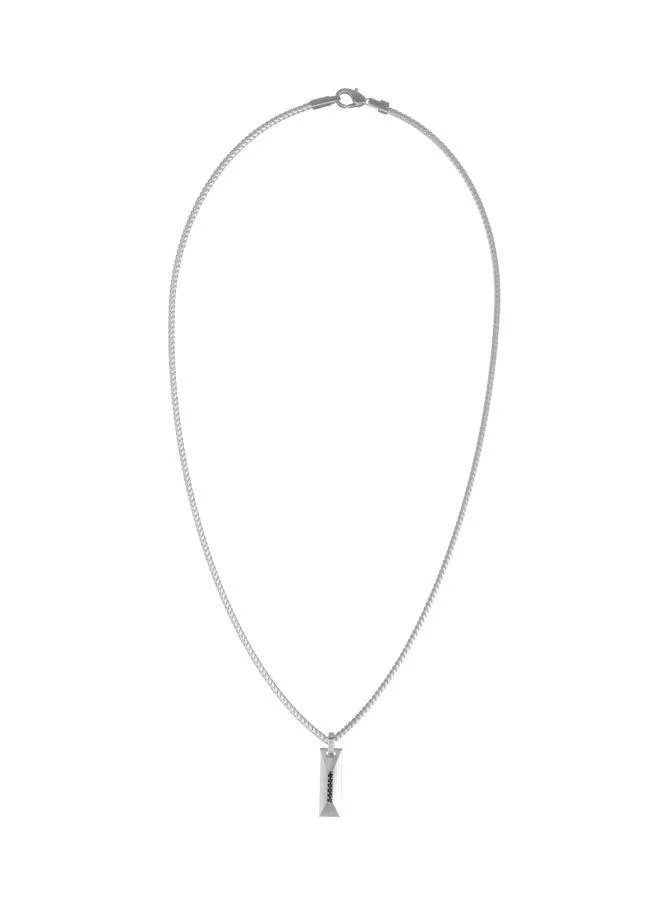 جس قلادة بطاقات كريستال مطفي  بوصة